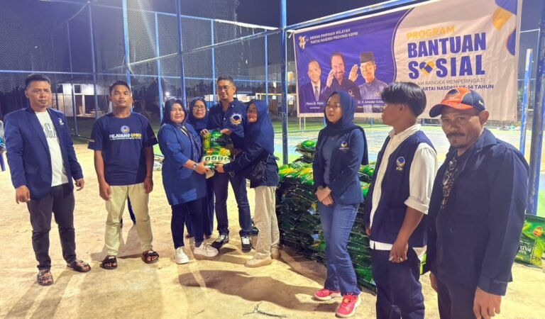 Partai NasDem Rayakan Ulang Tahun dengan Aksi Sosial di Batam
