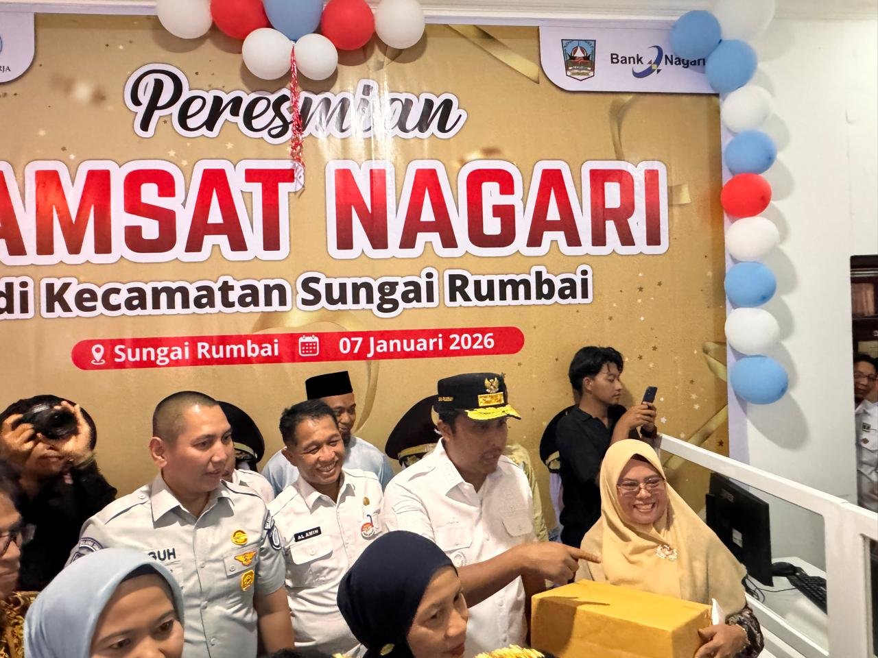 Jasa Raharja Sumatera Barat Ikut Resmikan Samsat Nagari Sungai Rumbai di Kabupaten Dharmasraya