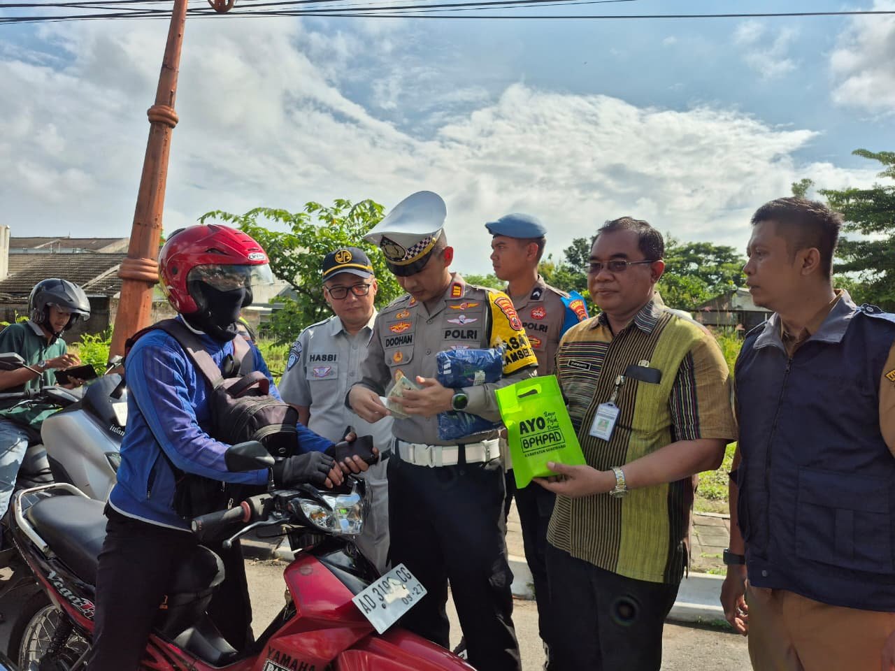 Perkuat Keselamatan Lalu Lintas dan Kepatuhan Administrasi, PT. Jasa Raharja Cabang Sukoharjo Bersama Polres Gelar Operasi Gabungan Candi 2026