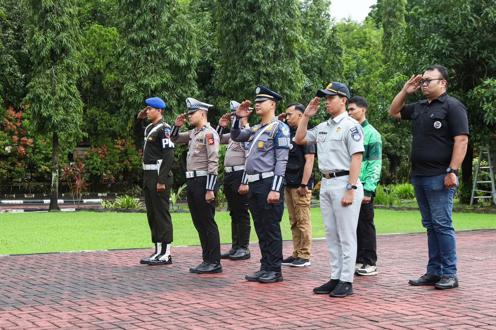 Jasa Raharja Sulsel Hadiri Apel Gelar Pasukan Operasi Keselamatan Pallawa 2026 di Mapolda