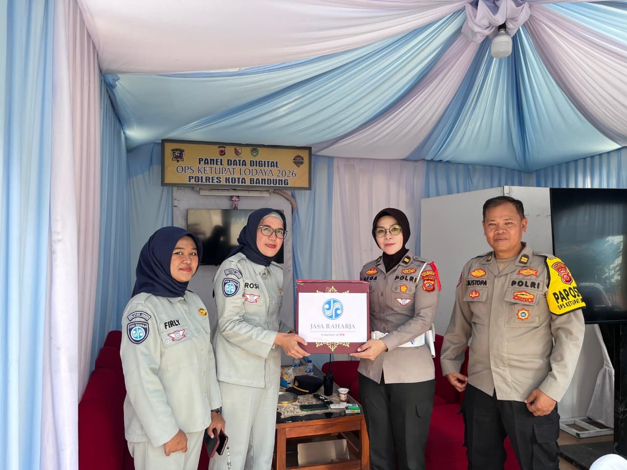 Jasa Raharja Jabar Gelar Aksi Simpatik dengan Pembagian Bingkisan di Posyanter Wilayah Cimahi, Sumedang, dan Kabupaten Bandung
