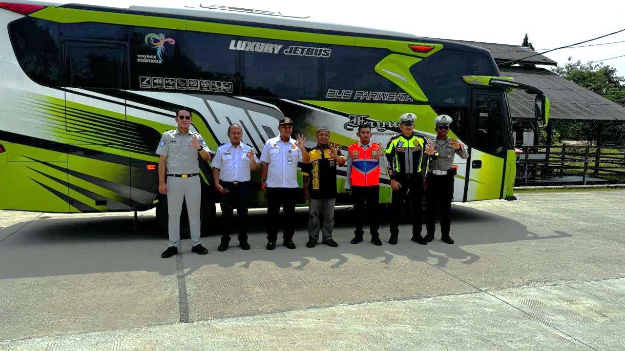 Antisipasi Lonjakan Arus Mudik Lebaran 2026, PT Jasa Raharja Kanwil Kalimantan Timur Dukung Ramp Check di Rest Area IKN