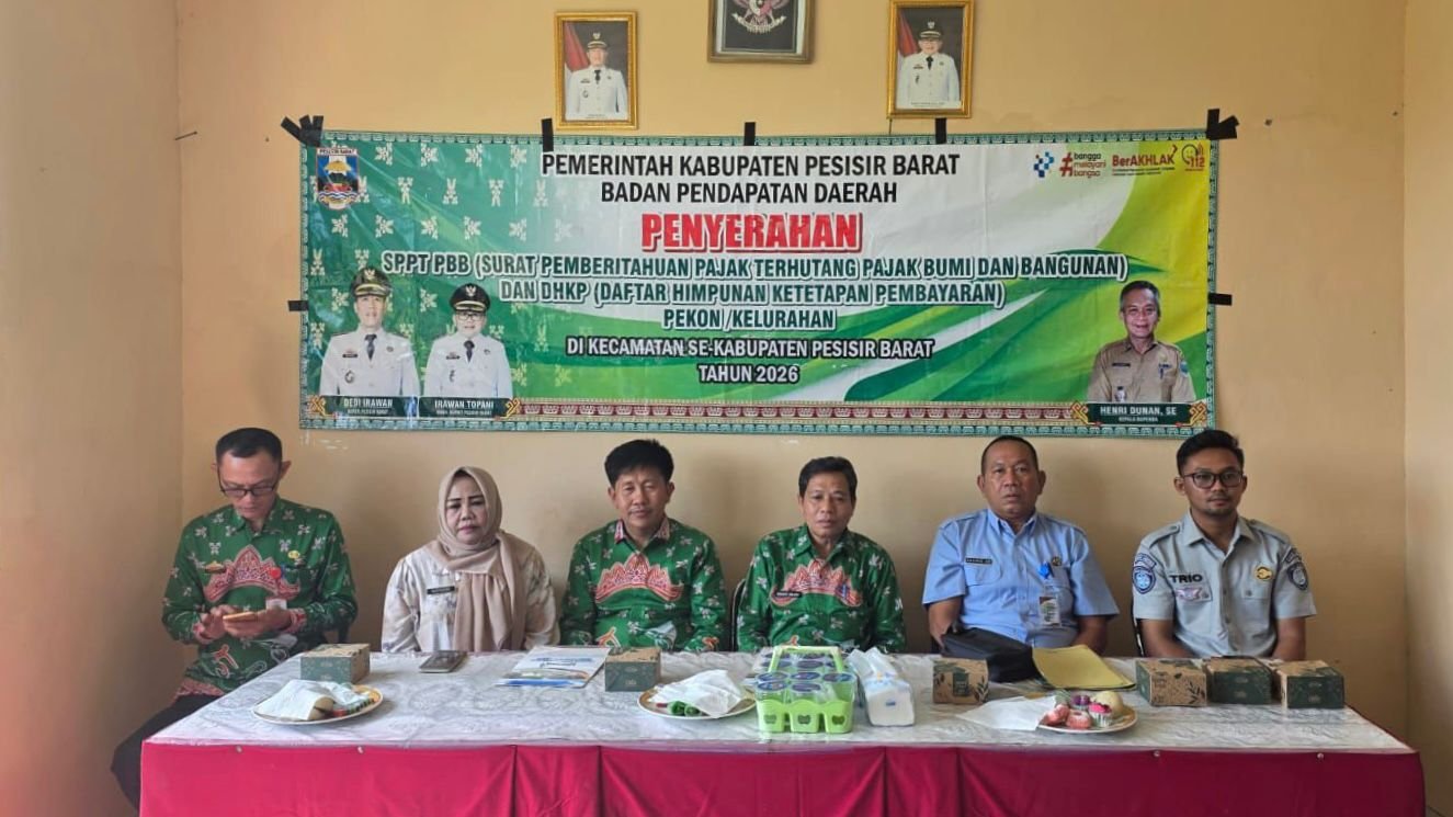 Optimalkan Pendapatan Daerah, Samsat Pesisir Barat Gencarkan Sosialisasi Keringanan Pajak dan BBNKB di Dua Kecamatan