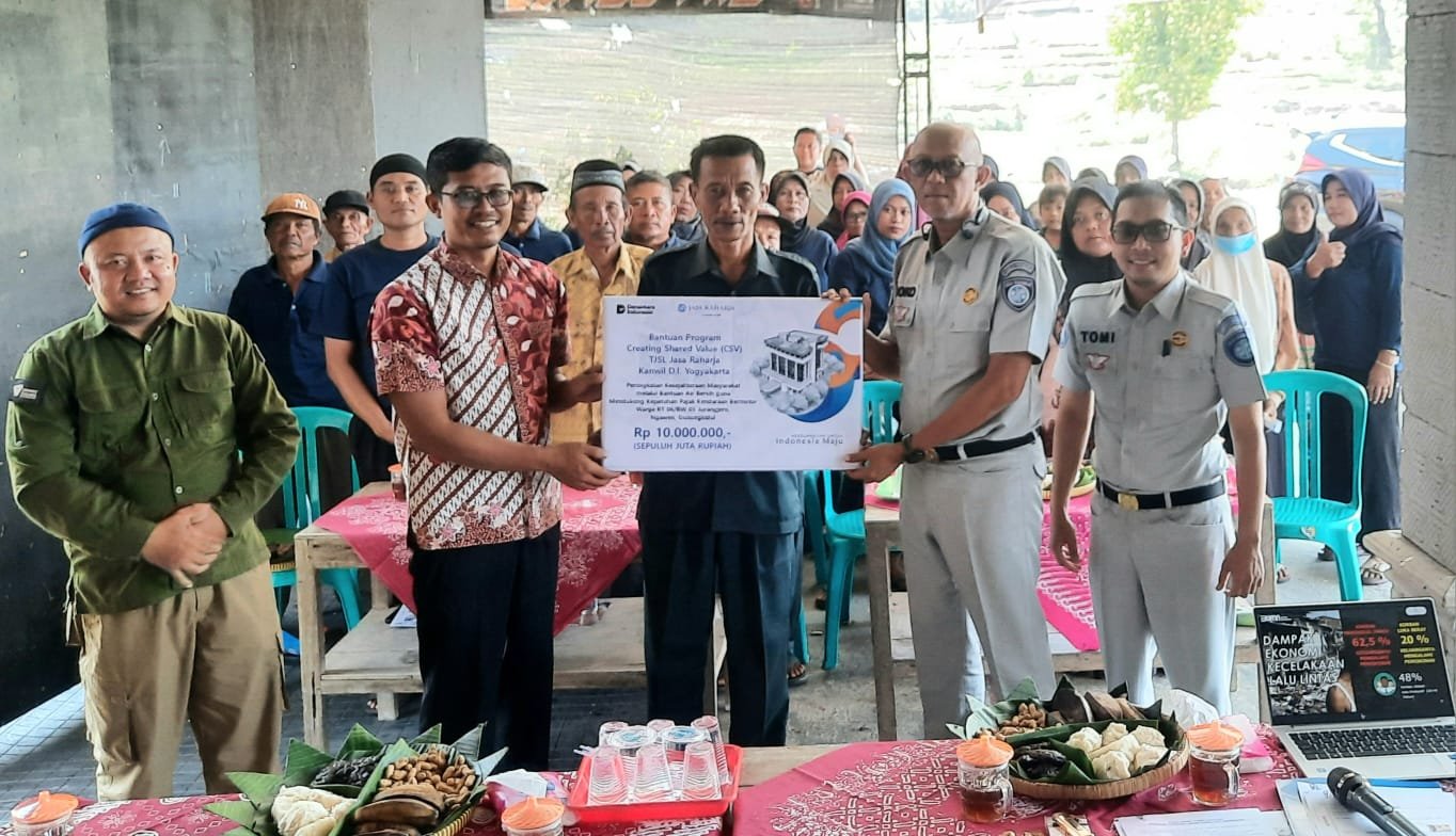 Jasa Raharja DIY Hadirkan Air Bersih untuk Warga Jurangjero melalui Program CSV TJSL