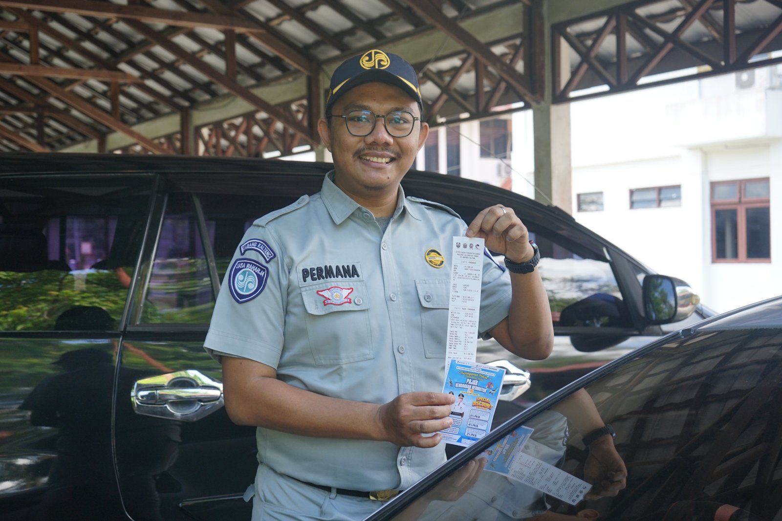 Jasa Raharja Kalteng Bersama Tim Pembina Samsat Tingkatkan Kepatuhan PKB Kendaraan Dinas melalui Kegiatan SUPEL