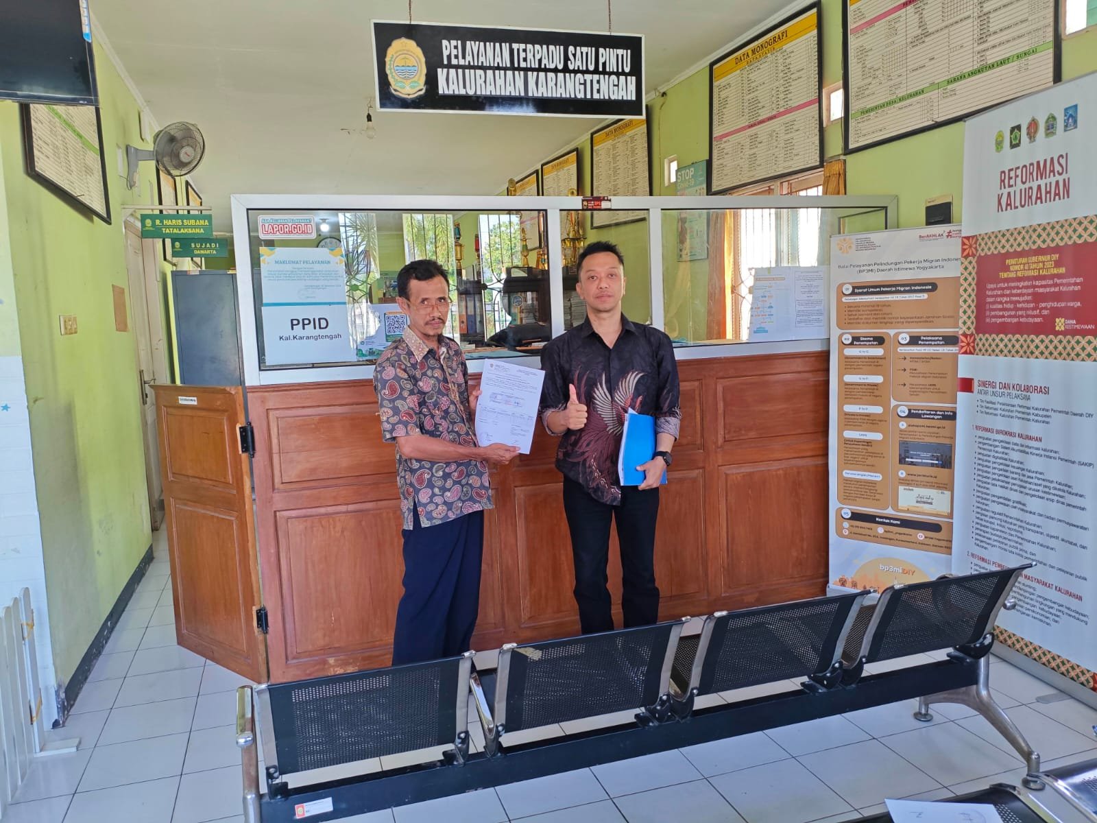 Jasa Raharja D.I. Yogyakarta Perkuat Kepatuhan PKB dan SWDKLLJ Melalui SIGAP Instansi di Kalurahan Karangtengah