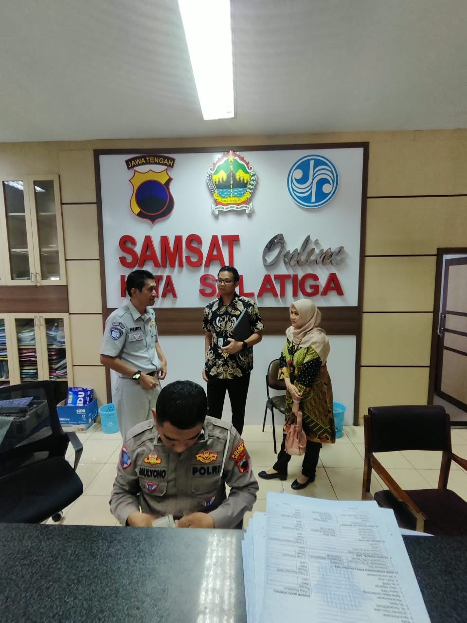 Jasa Raharja Jawa Tengah Kunjungi Samsat Salatiga, Pastikan Kelancaran Sistem Pendukung Pelayanan